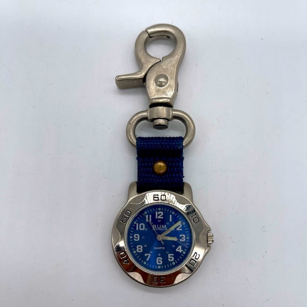 B.U.M Equipment Stainless Steel Clip on Watch